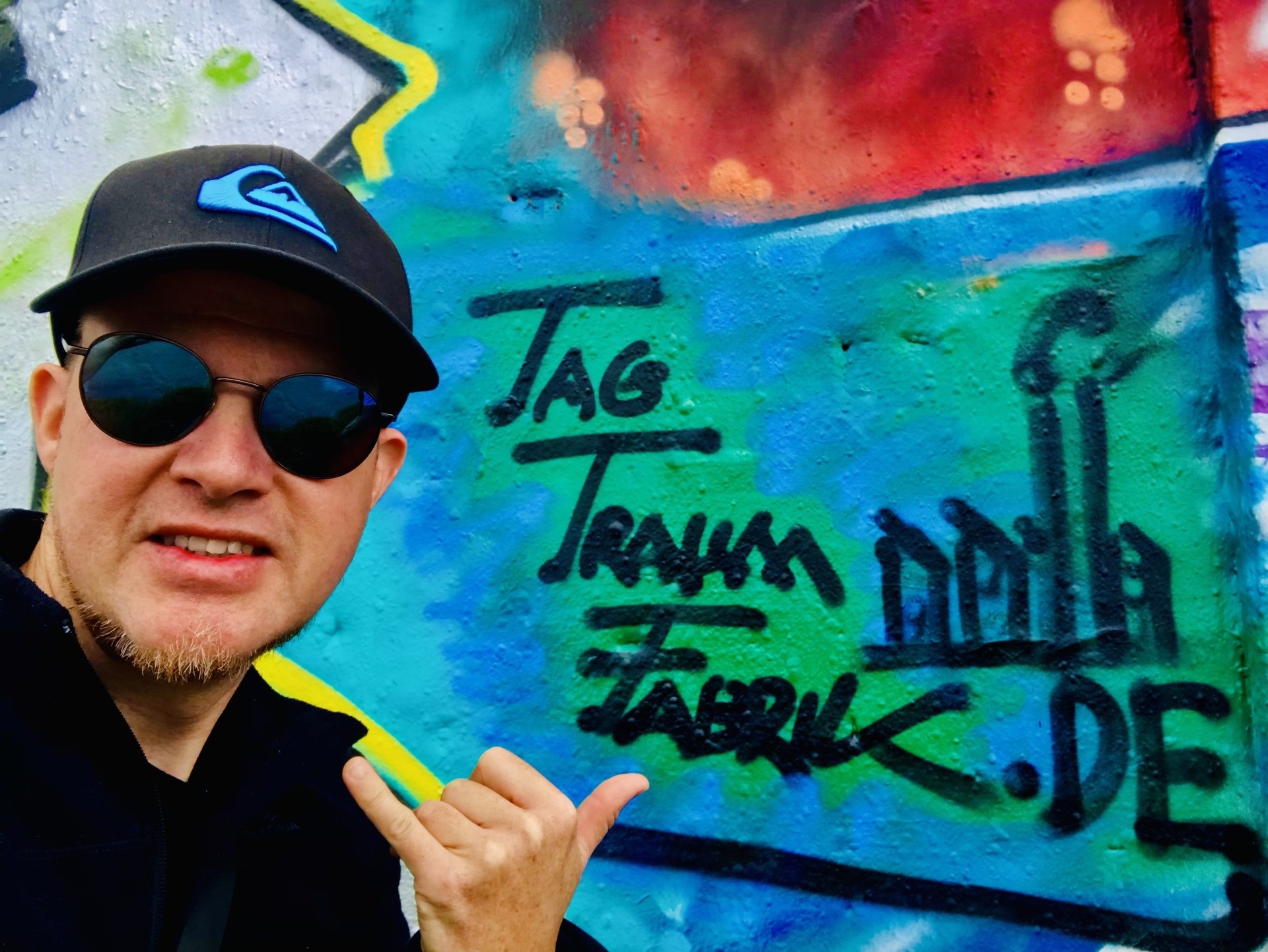 TagTraumFabrik, Akustik Rock aus Unna, Promotion: Legale Werbung an einer legalen Wand.